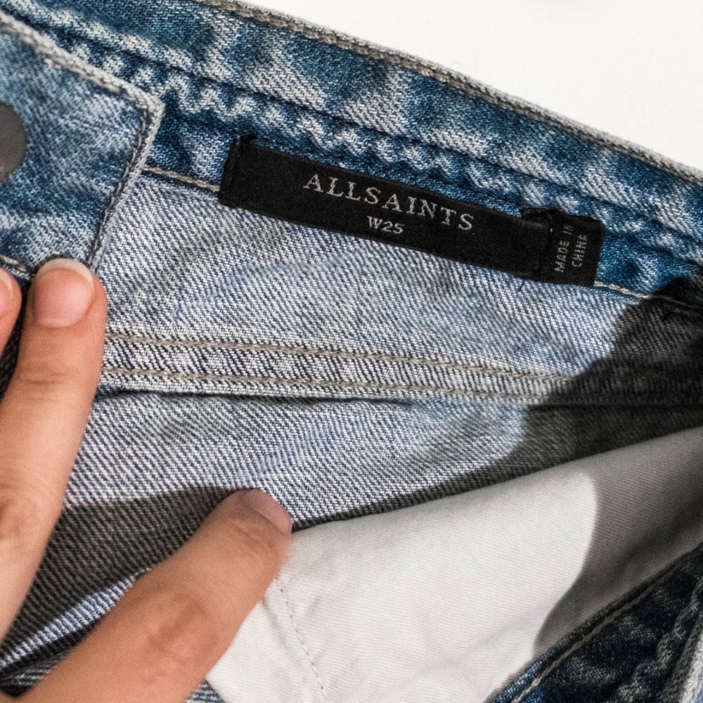 AllSaints Kim Denim Shorts - Picture 4 of 4
